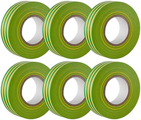 GTSE Red Electrical Tape, 19mm x 20m, Strong Self-Adhesive PVC Insulation Tape for Insulating, Repairing and Protecting Electrical Wires, 3 Rolls