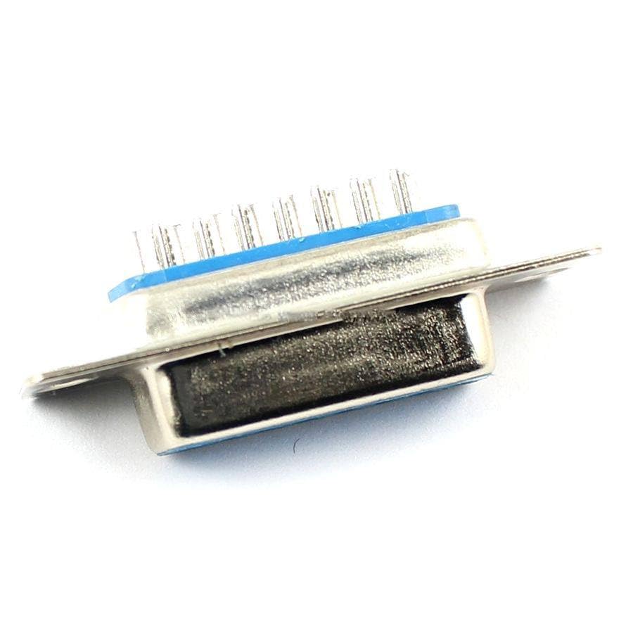Generic 100 Pcs D-SUB 15 Pin Female Solder Type Connector Socket 2 Rows