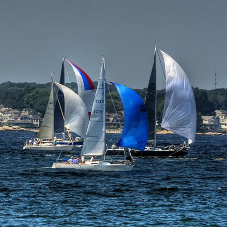 Interrupteur à bascule double pour voiliers 3dRose multicolore style marin - 3