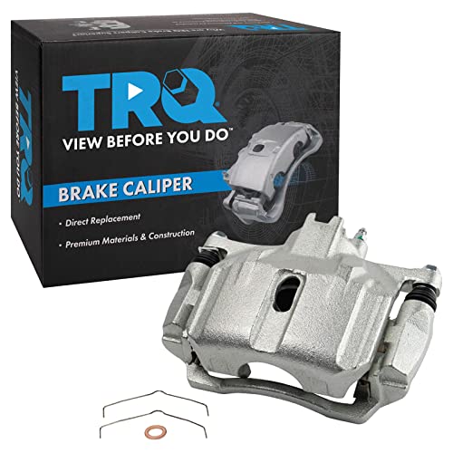Image of TRQ Front Left Brake Caliper w /Bracket Drivers Side | For 2012-2015 Honda Civic