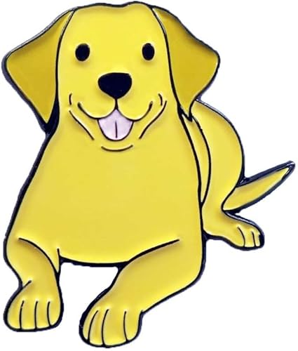 Labrador Retriever amarillo 1" Pin esmaltado para amantes de los perros, Esmalte