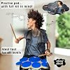 Drum Practice Pad - Compact Multi-target Drumming Practice Pad for Pattern and Phrasing Development - Standard Drum Kit Layout - 7 Silent Pads with Perfect Rebound