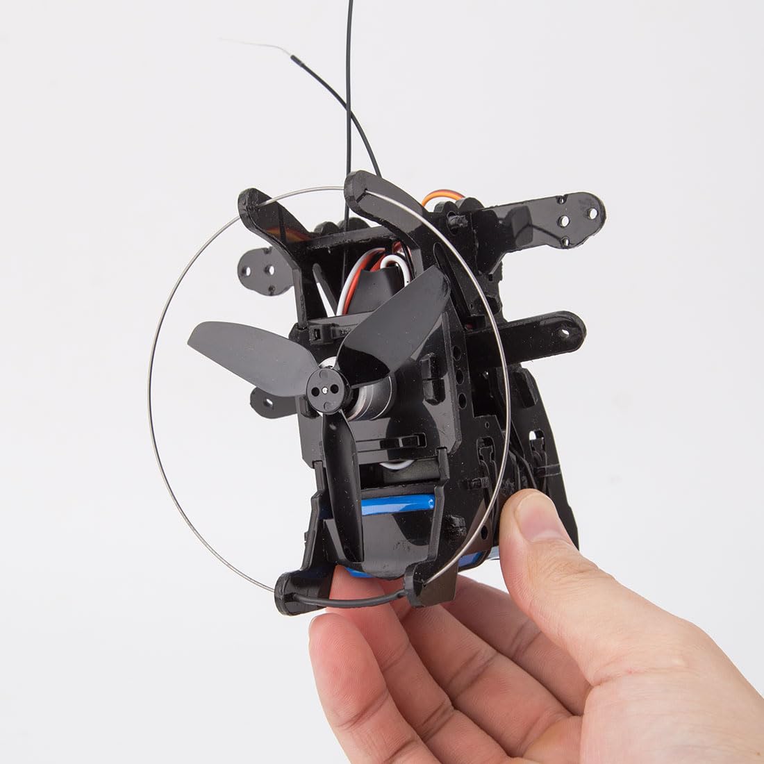 Parapente RC para adultos, mini parapente eléctrico de acrobacias RC de 2.4 G, planeador de acrobacias de envergadura de 100 cm, tela de nailon, control remoto de entrenamiento (versión