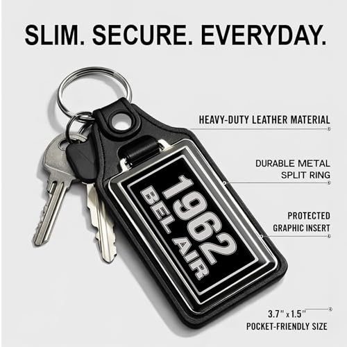 Image of Brotherhood Car Key Chain for Vintage Cars- Classic Models Keychain for Men and Women Gift Key Ring