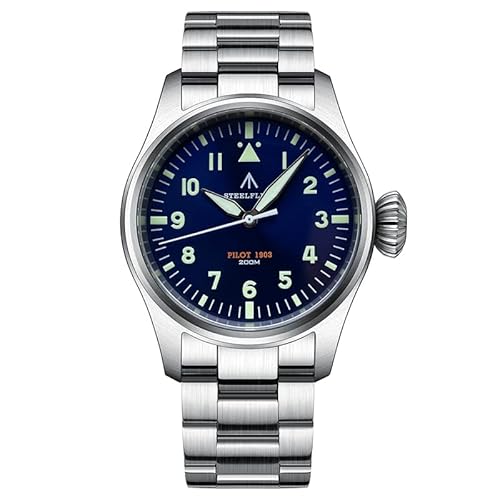 STEELDIVE �r���v �����Y, �N�H�[�c ���v �X�e�����X�| 39mm �r���v�_�C�o�[ 200m �h�� �X�|�[�c ���v �������v C3 ���� VH31 �T�t�@�C�A�~���[ (�r���v �����Y 1)