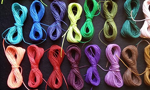 Fil ciré Linhasita 30 couleurs pour macramé et micro-macramé - 6