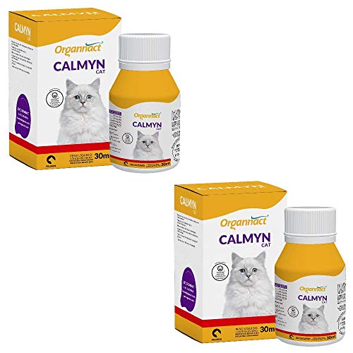Combo 2un Suplemento Vit. Organnact Calmyn Cat 30ml Cada