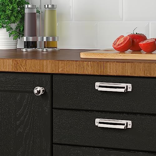 CABDM 20 Pack 1 Inch Vintage Ball Polished Nickel Cabinet Knobs Kitchen Cabinet Hardware Drawer Knobs Pulls for Drawers. by CABDM - Image 4