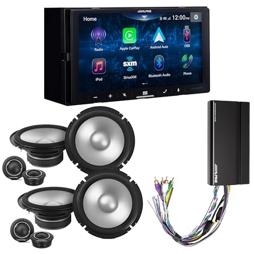 Receptor Multimedia Alpine iLX-W670 con 2 Bocinas S2-S65C 6.5" miniatura 1