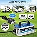 36 Volt 18A Golf Cart Battery Charger for EZGO Marathon Golf Carts IP67 Waterproof 36V EZGO Golf Cart Charger with Anderson SB-50 Plug, Trickle Charge, 5-7H Full Charge,16FT Cord for Lead Acid Battery