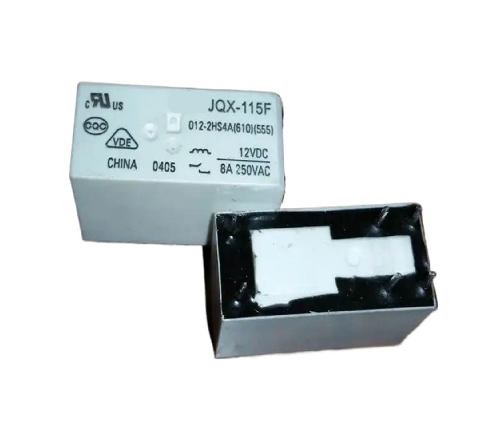 Relé JQX-115F 012-2HS4 012-2HS4A 024-2HS4 115F-2A-12V 24V 8A 6 pines 3