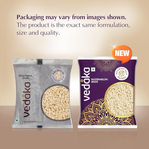 Image of Amazon Brand - Vedaka Raw Watermelon Seeds | 100 G | Seeds for Snacking | Gluten-Free | Tarbuj Beej