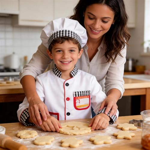 Disfraz infantil de chef KAKALVER para niñas 8-10 años miniatura 3