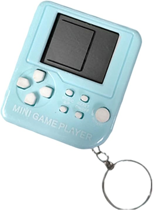 Amazon キーホルダー型携帯ゲーム機 キューブゲームキーホルダー電子ゲーム機おもちゃミニクラシックレトロ携帯型ゲーム機ストレス解消記念吊り飾り教育玩具 男の子 女の子 子供 クリスマス 誕生日 プレゼント ガーデンオーナメント 置物
