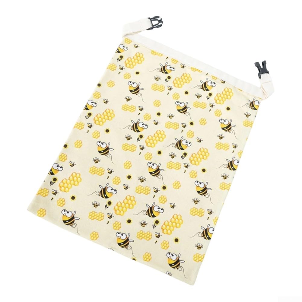 Bolsa de pan reutilizable de lino que conserva la frescura con cera de abejas
