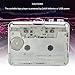 Portable Cassette Player, Cassette Tape Player, Multifunction Clear Stereo Sound FM Radio Cassette Player with 3.5mm Headphone Jack