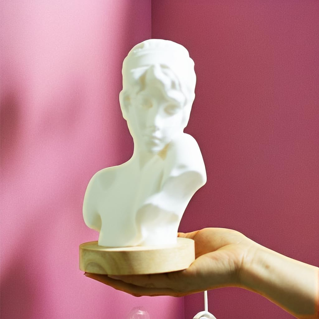 Sappho バストランプ ベッドサイドランプ ウッドベース ソフトホワイト 調光機能付き 自動消灯機能付き 寝室用 2700K サ