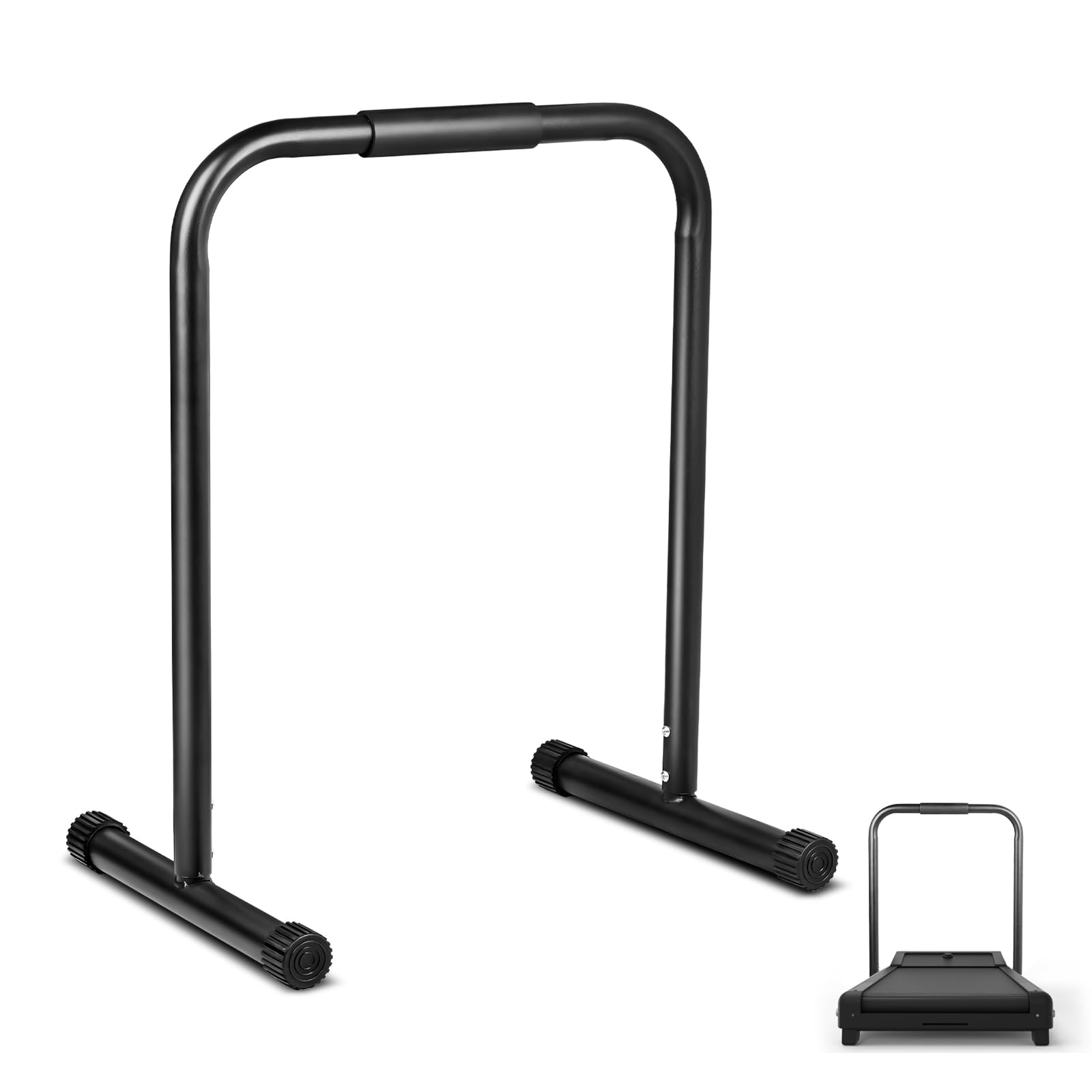 VANEST Handle Bar for Walking Pad Compatible with Walking Pad 19.7'' Wide, Adjustable Handrail Height (31.5-37.4in), 330lbs Capacity, Stable Design for Home Office