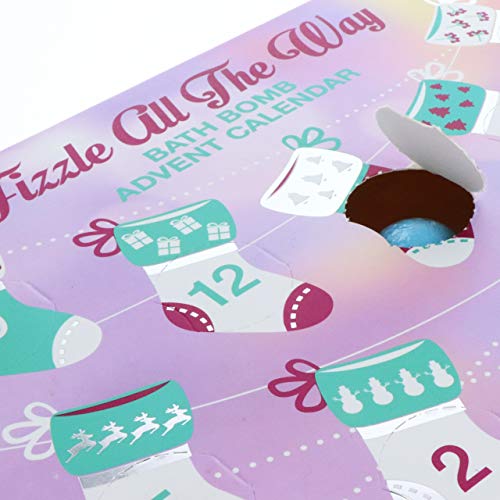 Spa Life "Fizzle All The Way" Bath Bomb Advent Calendar