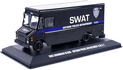1993 Grumman Olson Van Black Gotham Police Department S.W.A.T. 1/43 Diecast Model Car by Greenlight 86355