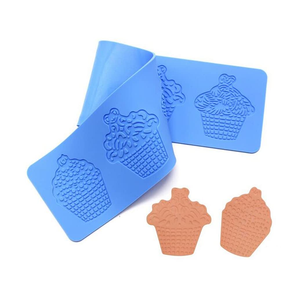 Silicone Mold Cake Embossing Mat Decorating Craft Tools Cake Silicone Mold Candy Mold for Baking Resin Soap Candy Cake Decor，Sugar Paste,Chocolate, Cake Shape