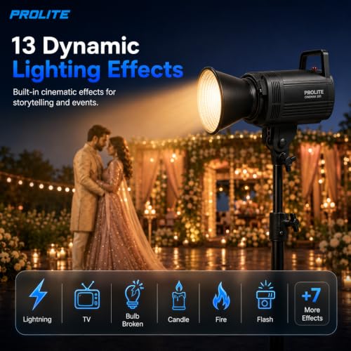 Image of Prolite Cinemax 350 Bi COB LED Studio Light, 2700-6500K Bowens Mount