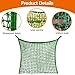 MJFSGYO 2 PCS Slow Feed Hay Net, Hanging Horse Slow Feed Hay Bag with Large Capacity for Horse Feeder Full Day, 35 x 31 Inch Heavy Duty Hay Nets (Green/ 2 PCS)