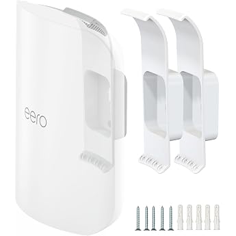 Mamerry Wall Mount for eero Pro 7 Router - Space Saving Tri-Band Wi-Fi 7 Mesh System Accessories Easy Installation Compatible with eero Pro 7 Pack of 2