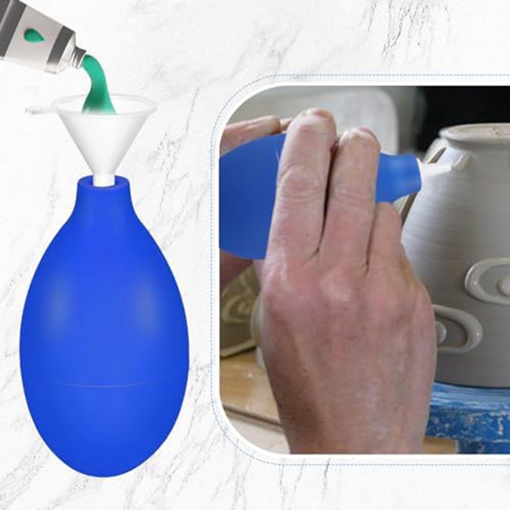 Applicateur De Précision Céramique - 3 Oz - 80 Aiguilles + 6 Boules à Presser - Pour Glaçage Poterie, Bouteilles - 2