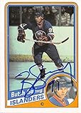 Butch Goring autographed hockey card (New York Islanders) 1984 Topps #95