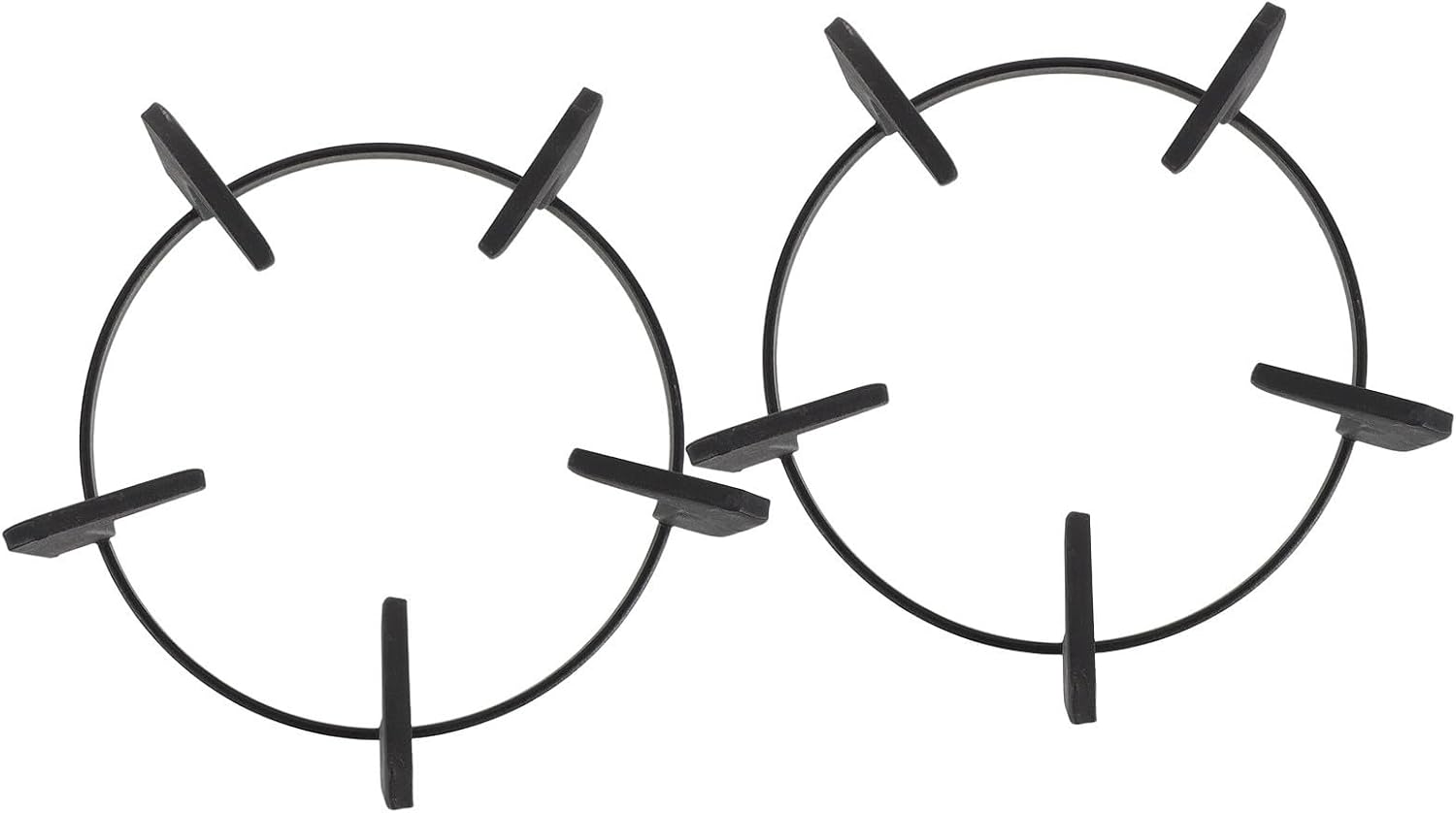 Cast Iron Stove Wok Ring Holder for Gas Range, Black