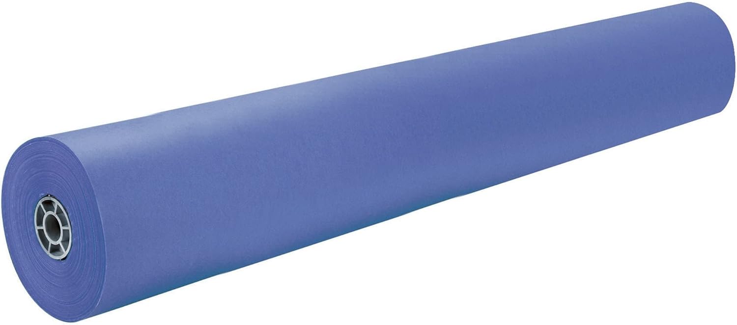 Pacon® Rainbow Duo-Finish Kraft Paper Roll, 36" x 1000', Royal Blue