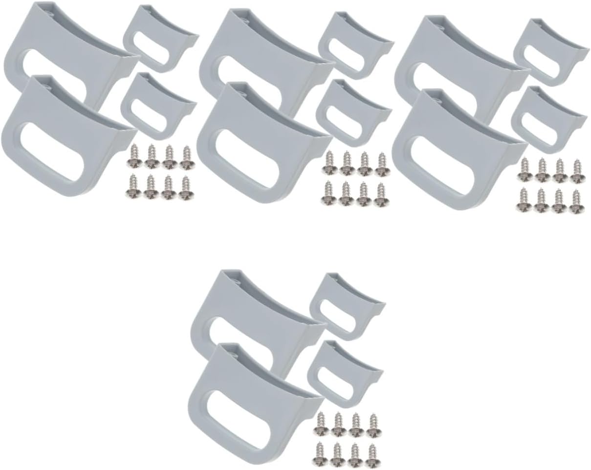 GLEAVI 4sets Replacement Handles for Pots and Pans Comfortable Insulated Grip Multi-Functional -Scald Side Handles Suitable for Steamers and Stockpots