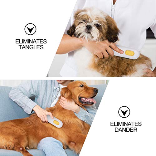 Escova removedora de pelos de animais de estimação Balacoo, pente de cuidados de pelos de animais de
