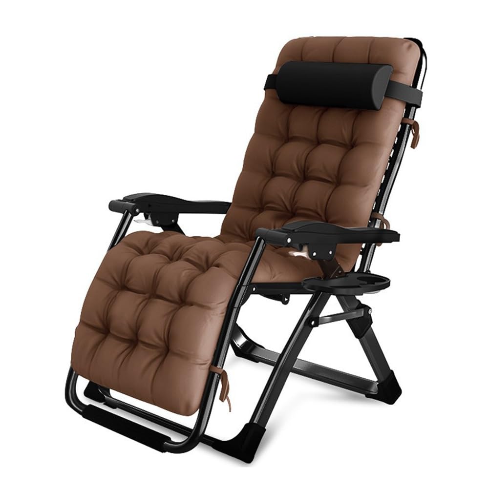 Fauteuil de relaxation gravité zéro pour soulager le dos sur la terrasse