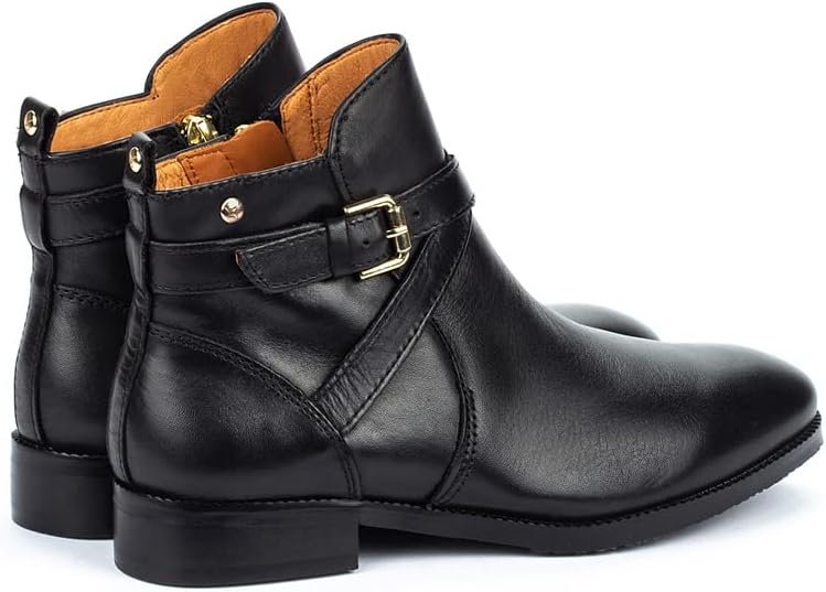 PIKOLINOS Flat Ankle Boots Leather Royal for Woman - Image 3