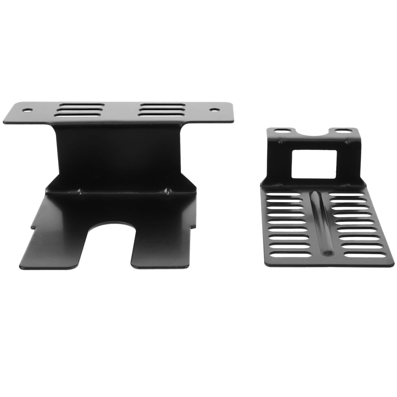Soporte de motor metálico resistente negro de alta durabilidad para asador