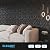 Art3d 33-Pack 3D Wall Panels for Interior Wall Decor, Modern Diamond Textured Accent Wall Paneling for Gaming Living Room TV Wall Background, 12 x 12 inch Black