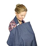 Extragröße - 75x110 cm - bietet bessere Abdeckung im Vergleich zu anderen Marken auf Amazon. Keine Sorge mehr vor dem Stillen vor anderen Menschen.