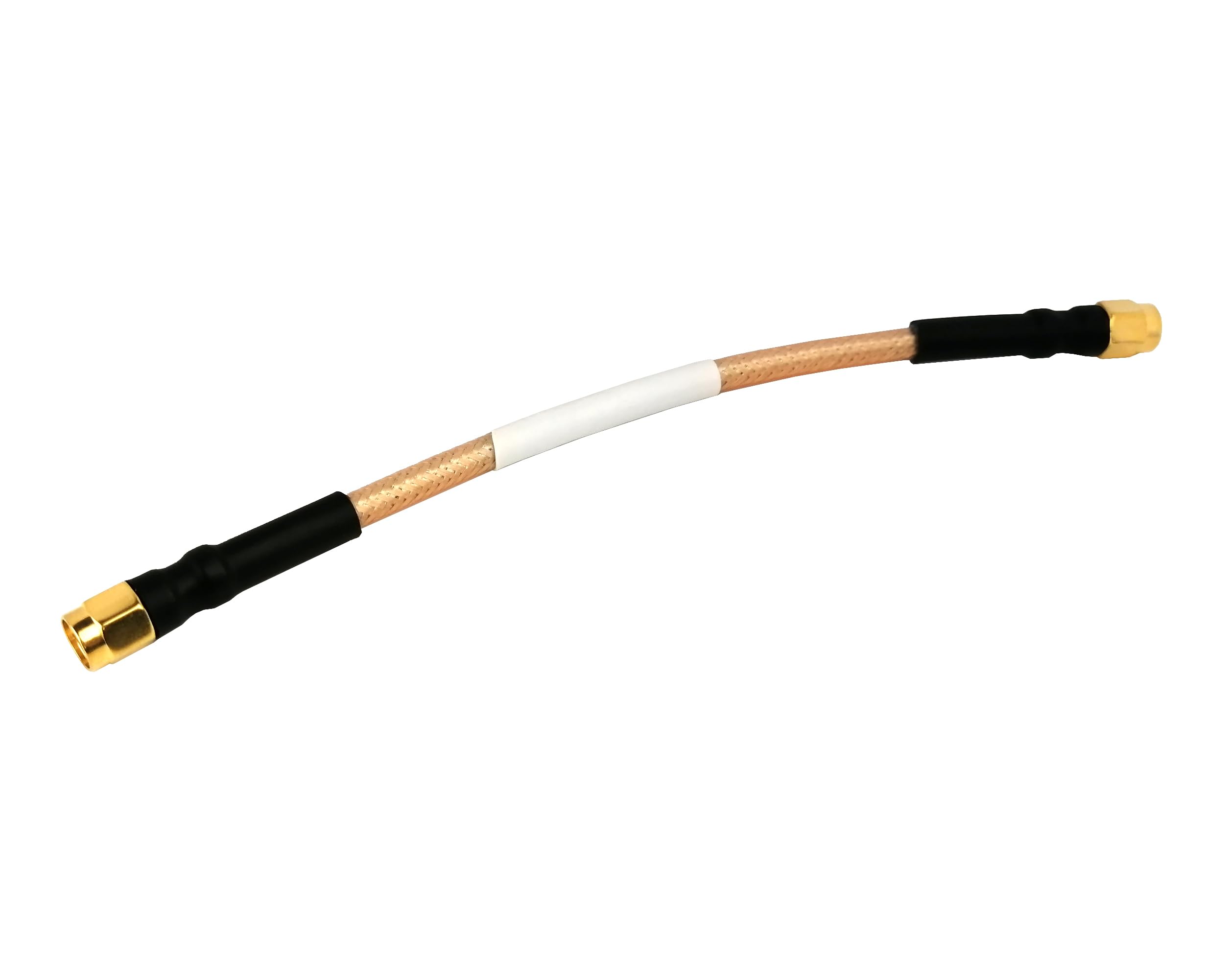 Câble d'extension RG142 – Pigtail coaxial à faible perte for amplificateurs de signal cellulaire, répéteurs WiFi et plus – 50 Ohm, 1 pièce(1ft)