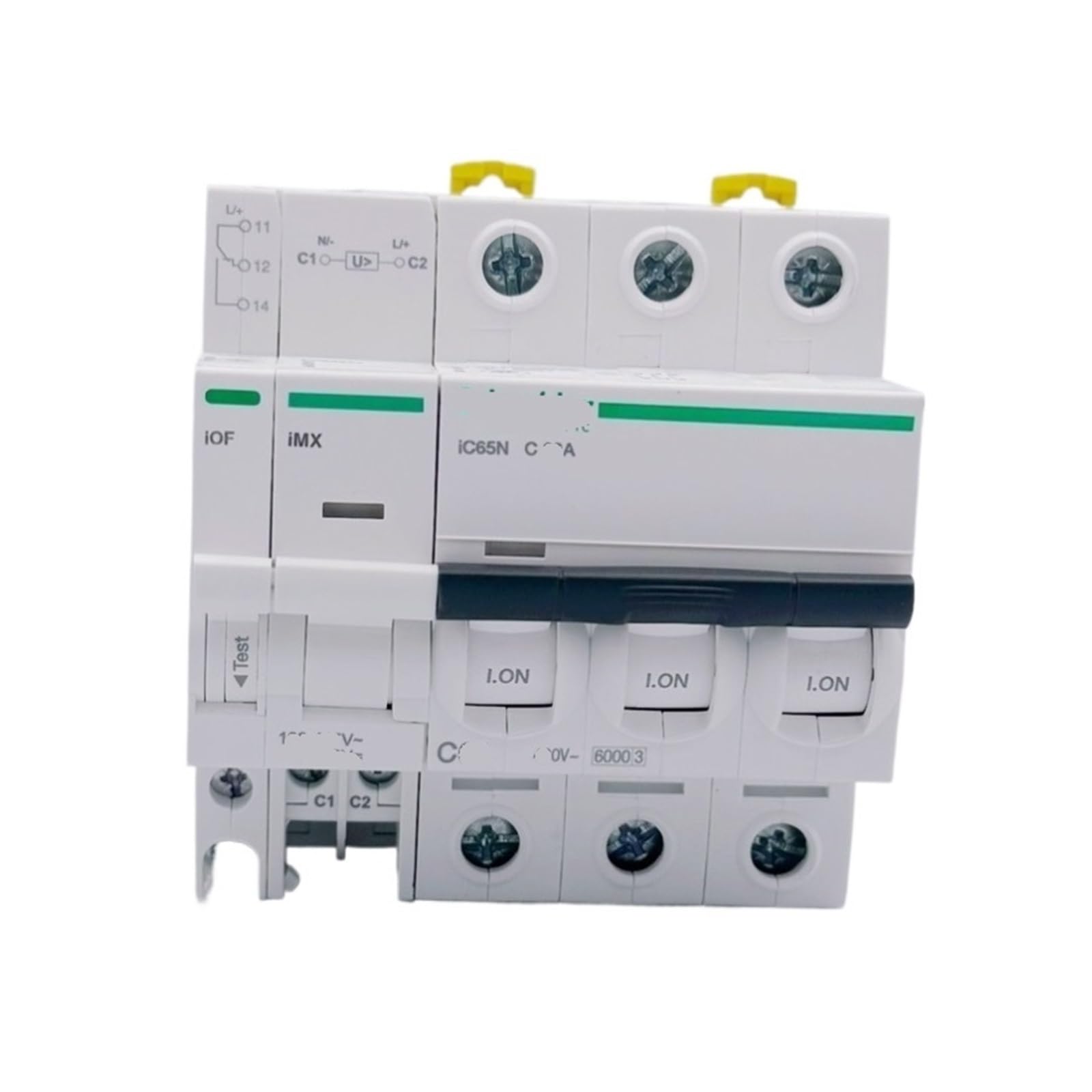 GVBAEPIEO 3P IC65 shunt IMX+ Passive Auxiliary IOF Tripper Small Circuit Breaker Accessories fire air Switch DC24V(3p-40a)