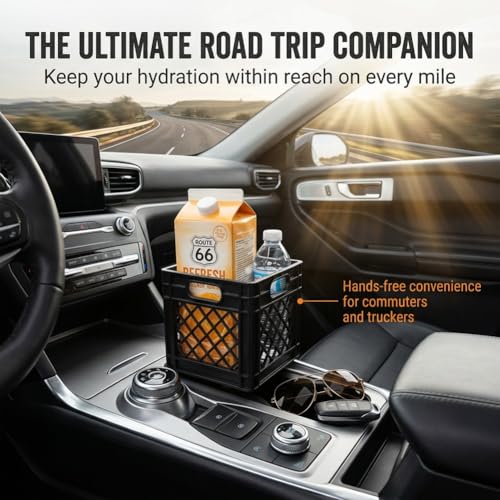 Portavasos para carro estilo caja para bebidas grandes miniatura 3