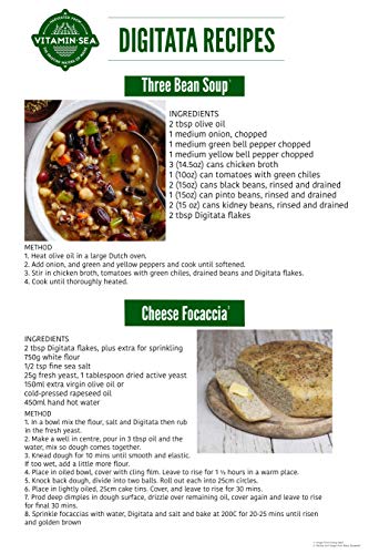 Vitaminsea Kelp Dried Seaweed | Vegan Certified Wild North Atlantic Kelp Digitata | Perfect For Thyroid Support | Rich In Amino Acids, Iodine, Calcium, Vitamin B & More | Whole Leaf (4 Oz) #TOP3