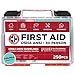 "Be Smart Get Prepared 250Piece First Aid Kit, Exceeds OSHA Ansi Standards for 50 People - Office, Home, Car, School, Emergency, Survival, Camping, Hunting, Sports"