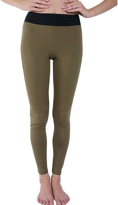 WeRui Pantalones de Yoga de Cintura Alta para Mujer, Leggins Delgados,  Pantalones elásticos de Cadera, Verde Militar, Mujer, Army Green, Medium :  Amazon.es: Ropa