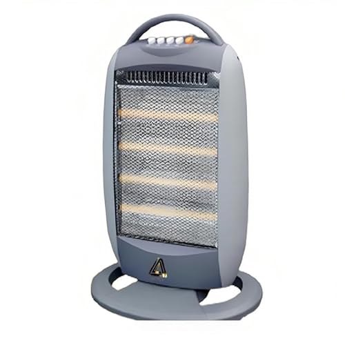 Aspect Halogen Heater, 1600W Instant Heat With 3 Setting, Durable and Long Lasting Electric Heater Silent Energy Saving Heater Overheat & Tip-Over Protection, Ideal For Winter, Home,Office,Living Room
