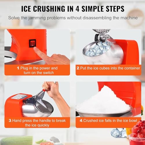 Broyeur à glace robuste en acier inoxydable haute performance - 7