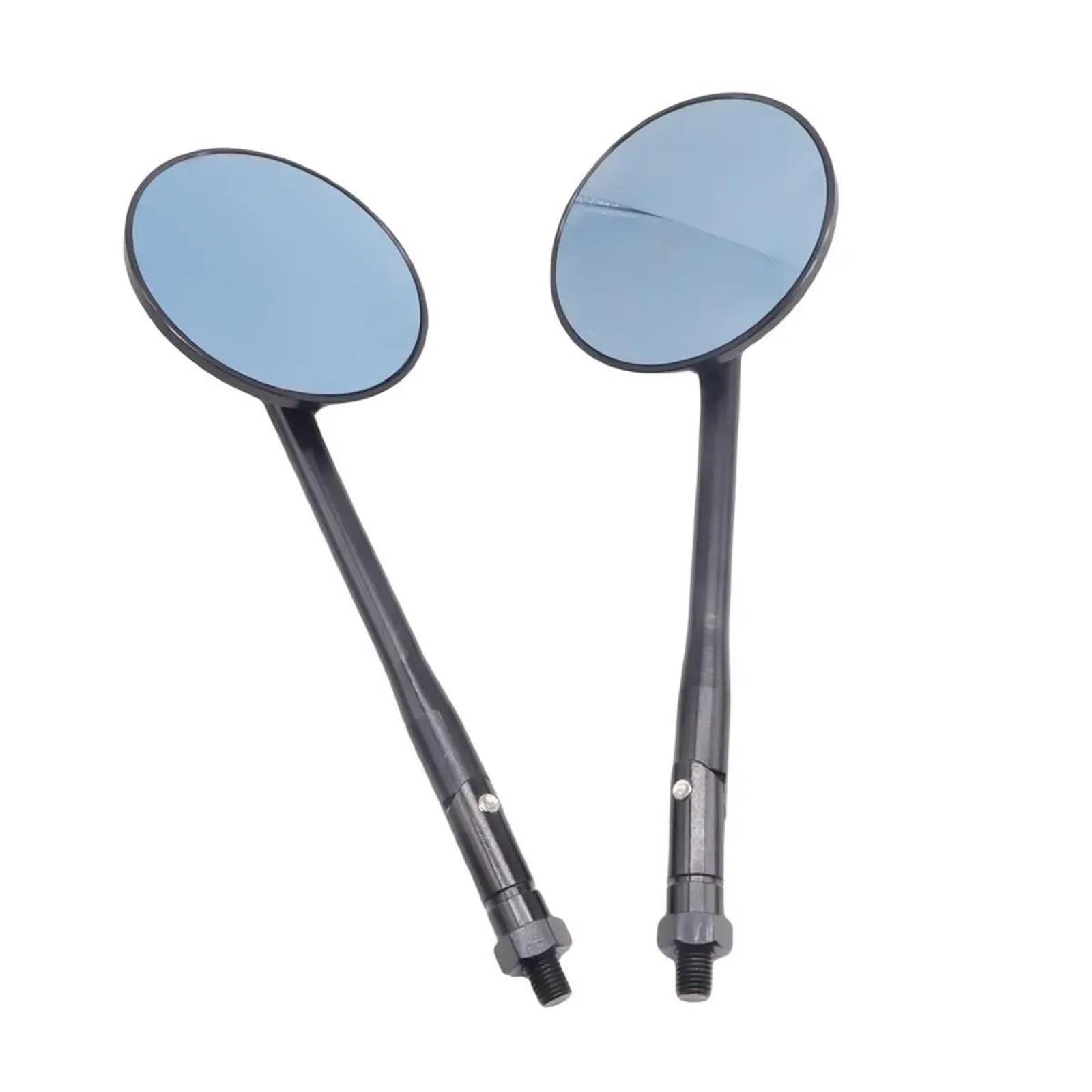 Rétroviseurs Latéraux Moto pour Interceptor 650 pour Trident 660 Motos Rétroviseurs Latéraux Ronds Noirs