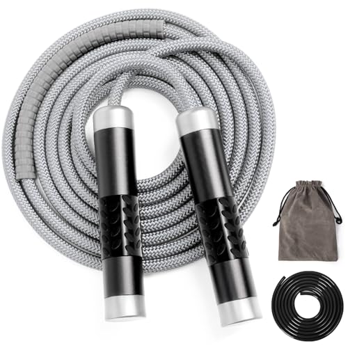 Weighted Jump Rope with Aluminum Handles for Fitness