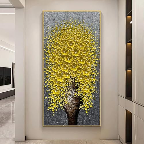 Decoración de pared para sala de estar con cuadros modernos sobre lienzo de flores 2